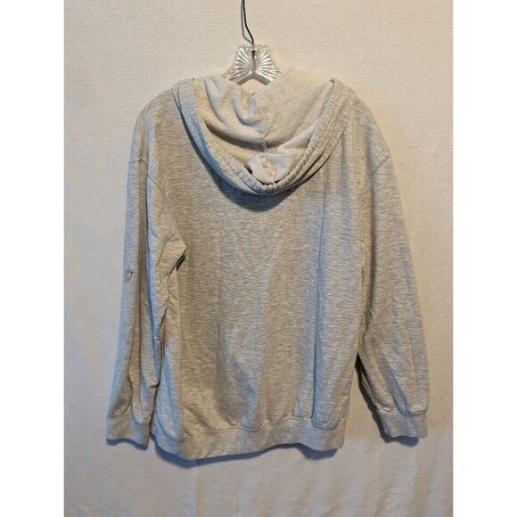 Y2K MTV Logo Pocket Hoodie Sweatshirt Gray Men's Size XXL - Picture 9 of 10